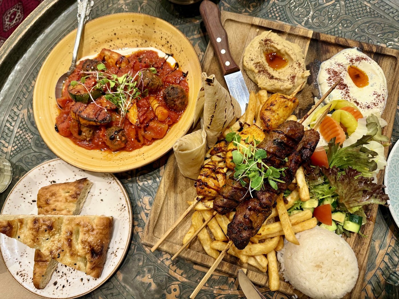A real photo from the restaurant